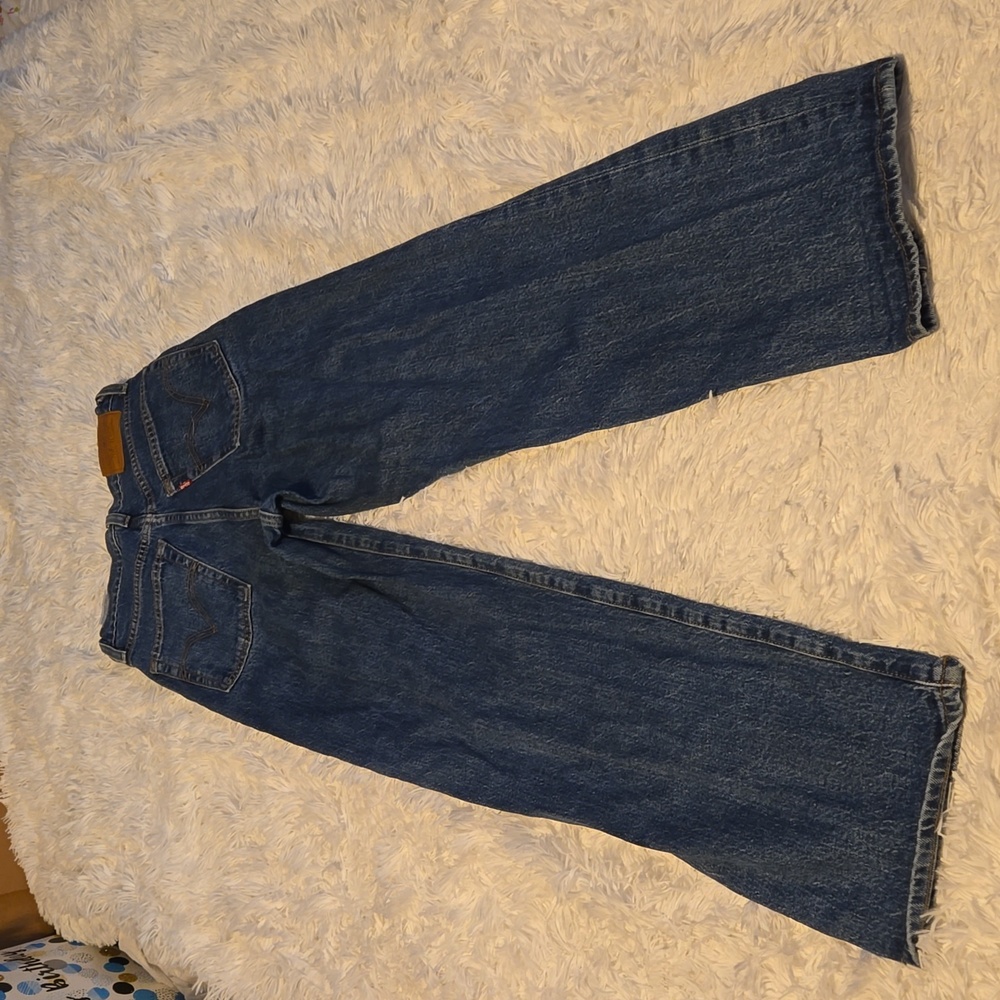LEVIS RIBCAGE STRAIGHT ANKLE WOMEN'S JEANS SIZE 25 COLOR BLUE - Picture 3 of 12